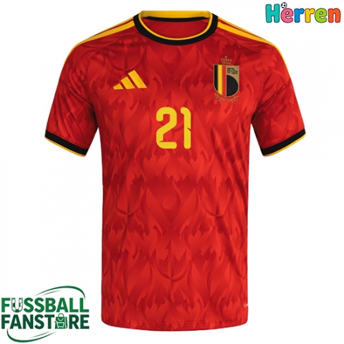 Belgien Timothy Castagne #21 Replik Heimtrikot WM 2026 Kurzarm